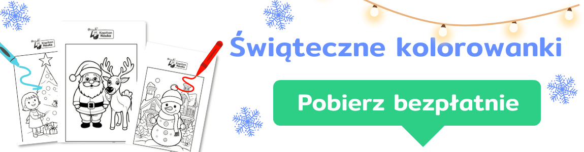 Świąteczne kolorowanki! | KapitanNauka.pl